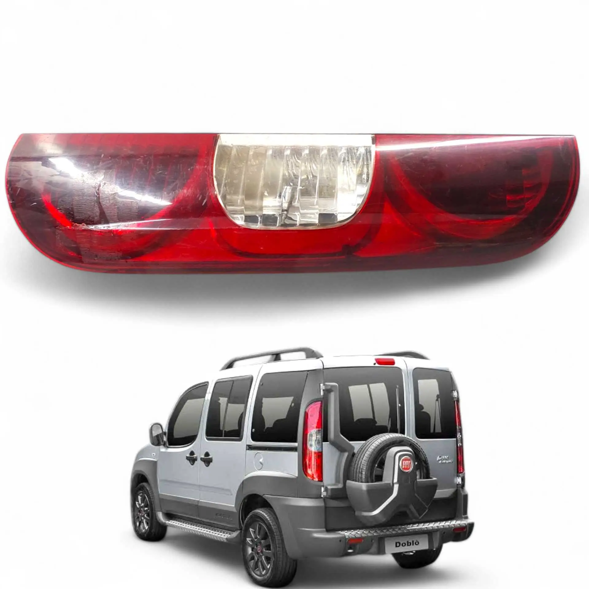 Lanterna direita Fiat doblo 2014 a 2021 orig quebrada